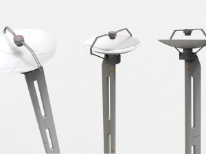 Sci fi antenna 7 Modello 3D