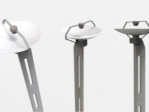 Научно-фантастическая антенна 7 3D Модель