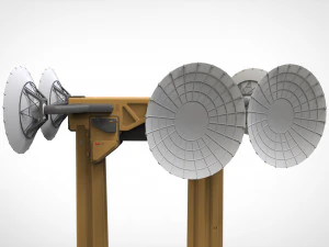 Научно-фантастическая антенна 7 3D Модель
