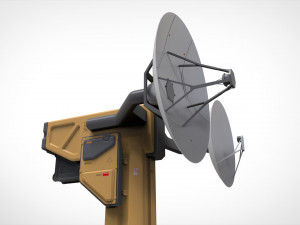 Sci fi antenna 7 Modello 3D