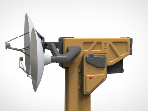Sci fi antenna 7 Modello 3D