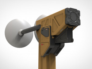 Sci fi antenna 7 Modello 3D