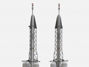 Sci fi antenna 7 Modello 3D