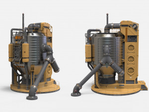 Sci-fi storage tank 2 Modelo 3D