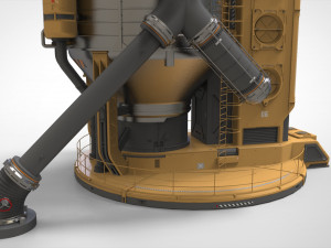Sci-fi storage tank 2 Modelo 3D
