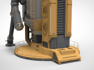 Sci-fi storage tank 2 Modelo 3D