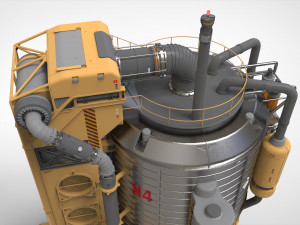Sci-fi storage tank 2 Modelo 3D