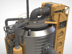 Sci-fi storage tank 2 3D Model