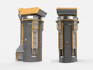 Sci-fi storage tank 2 Modelo 3D
