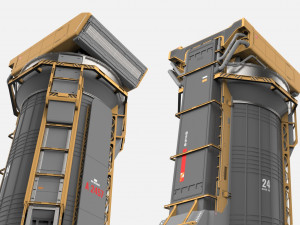 Sci-fi storage tank 2 Modelo 3D