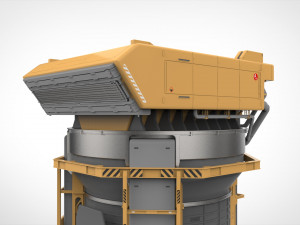 Sci-fi storage tank 2 Modelo 3D