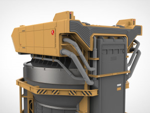 Sci-fi storage tank 2 Modelo 3D