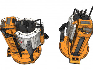 Sci-fi storage tank 2 Modelo 3D