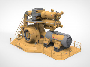 Sci fi generator 2 3D Model
