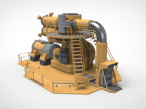 Sci fi generator 2 3D Model