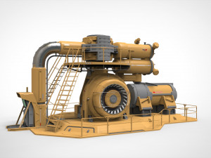 Sci fi generator 2 3D Model