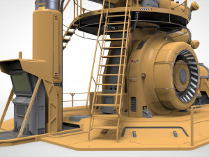 Sci fi generator 2 3D Model