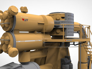 Sci fi generator 2 3D Model