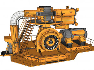 Sci fi generator 2 3D Model