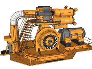 विज्ञान कथा जनरेटर 2 3D मॉडल