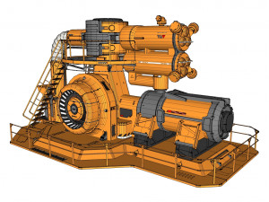 Sci fi generator 2 3D Model