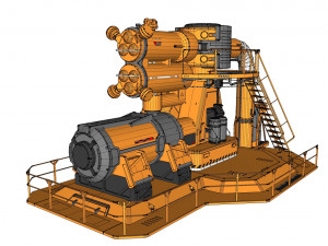 Sci fi generator 2 3D Model
