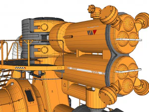 विज्ञान कथा जनरेटर 2 3D मॉडल