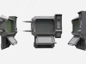 Sci fi terminal 1 Modelo 3D