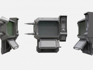 Sci fi terminal 1 3D Model
