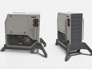 Sci fi terminal 1 Modelo 3D