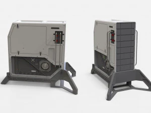 Sci fi terminal 1 3D Model