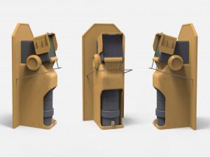 Sci fi terminal 1 Modelo 3D