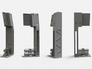 Sci fi terminal 1 3D Model