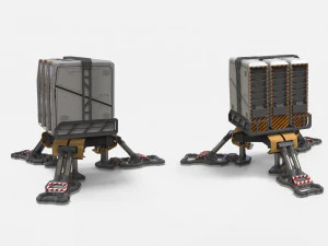 Sci fi terminal 1 3D Model