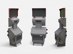 Sci fi terminal 1 Modelo 3D
