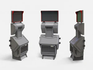 Sci fi terminal 1 3D Model