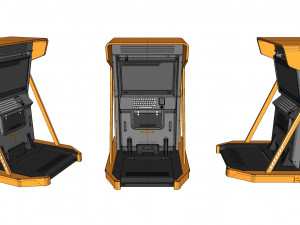 Sci fi terminal 1 Modelo 3D