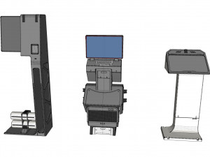 Sci fi terminal 1 Modelo 3D