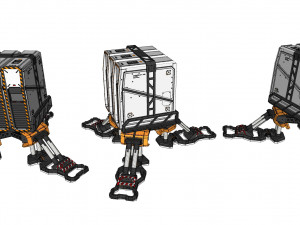 Sci fi terminal 1 Modelo 3D