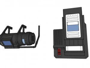 Sci fi terminal 1 3D Model