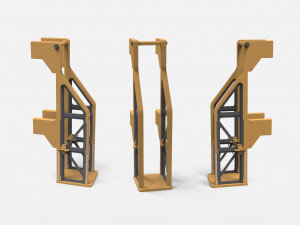 Sci-fi Architecture kitbash 37 Modelo 3D