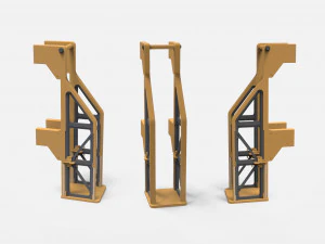 Kitbash o architekturze science-fiction 37 Model 3D