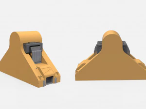 Kitbash o architekturze science-fiction 37 Model 3D