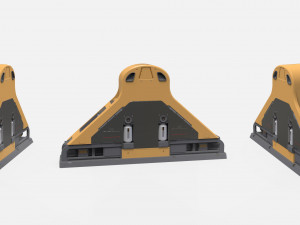 Sci-fi Architecture kitbash 37 Modelo 3D