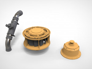 Sci-fi Architecture kitbash 37 Modelo 3D