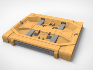 Sci-fi Architecture kitbash 37 Modelo 3D