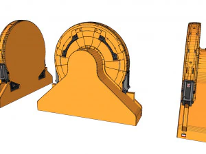 Kitbash o architekturze science-fiction 37 Model 3D