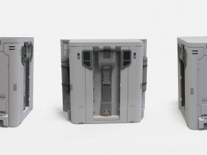 Sci-fi Architecture kitbash 38 3D मॉडल