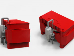 Sci-fi Architecture kitbash 38 3D Model