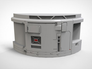 Sci-fi Architecture kitbash 38 3D मॉडल